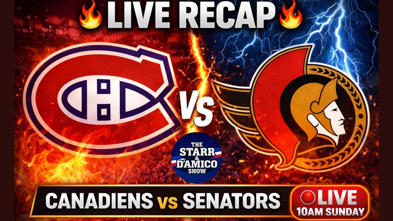 MONTEMBEAULT STARTS! Canadiens vs Senators LIVE RECAP | 10AM SUNDAY