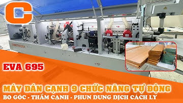 Máy Dán 9 Chức Năng Có Bo Góc - Thẩm Cạnh Dài Chỉ 5M Dán Cạnh Đẹp Như Noline - EVA 695