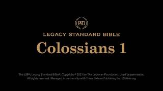 Colossians 1  Legacy Standard Bible lsb  