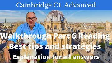 Crack The C1 Advanced Reading Part 6(CAE) Section With These TOP Tips!