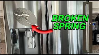 LG Refrigerator Mullion/Flapper Spring Repair