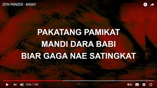 TAUBATLAH KALIAN!!! (ZEIN PANZER - MXIAT) #LIVECROT BREAKDOWN LYRIC REACTION