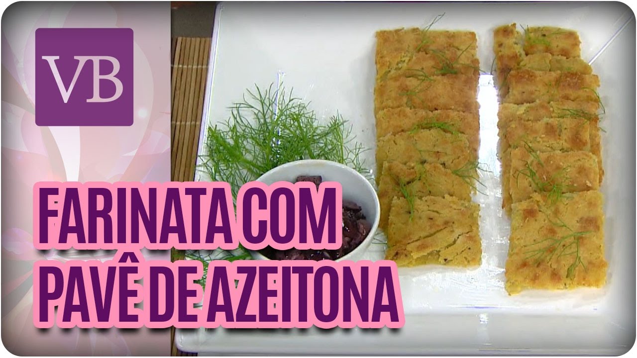 Receita de Farinata com Patê de Azeitonas - Você Bonita (DD/MM/AA) vida saudável herbalife