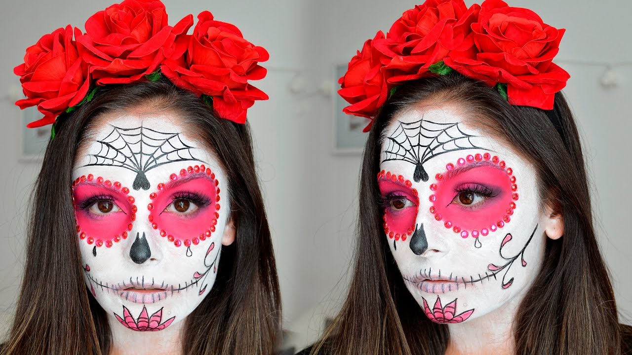 Tutorial Catrina Mexicana F cil Calavera Mexicana Halloween YouTube Tutorial Catrina Mexicana F cil Calavera Mexicana Halloween YouTube