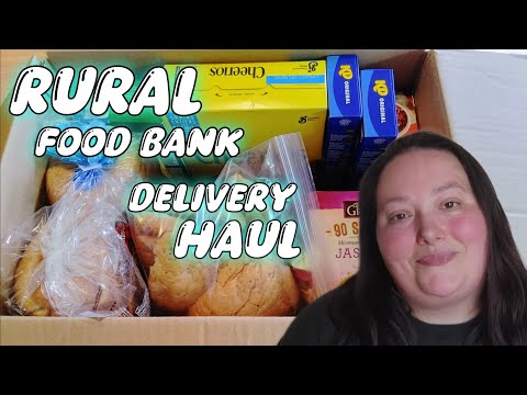 DELIVERY Rural Food Bank Haul | What A Family Of FOUR Receives!
