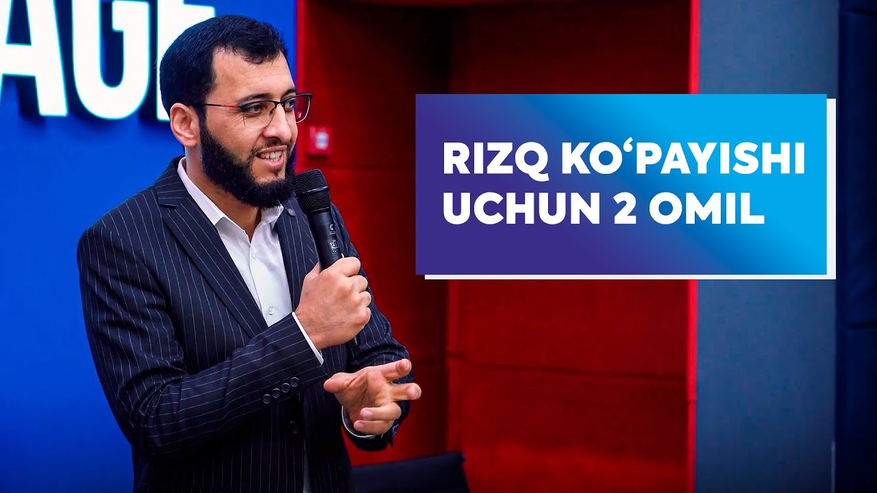 Ikrom Sharif - Dunyoda Rizq Ko'paytirish Uchun Ikkita Omil - YouTube
