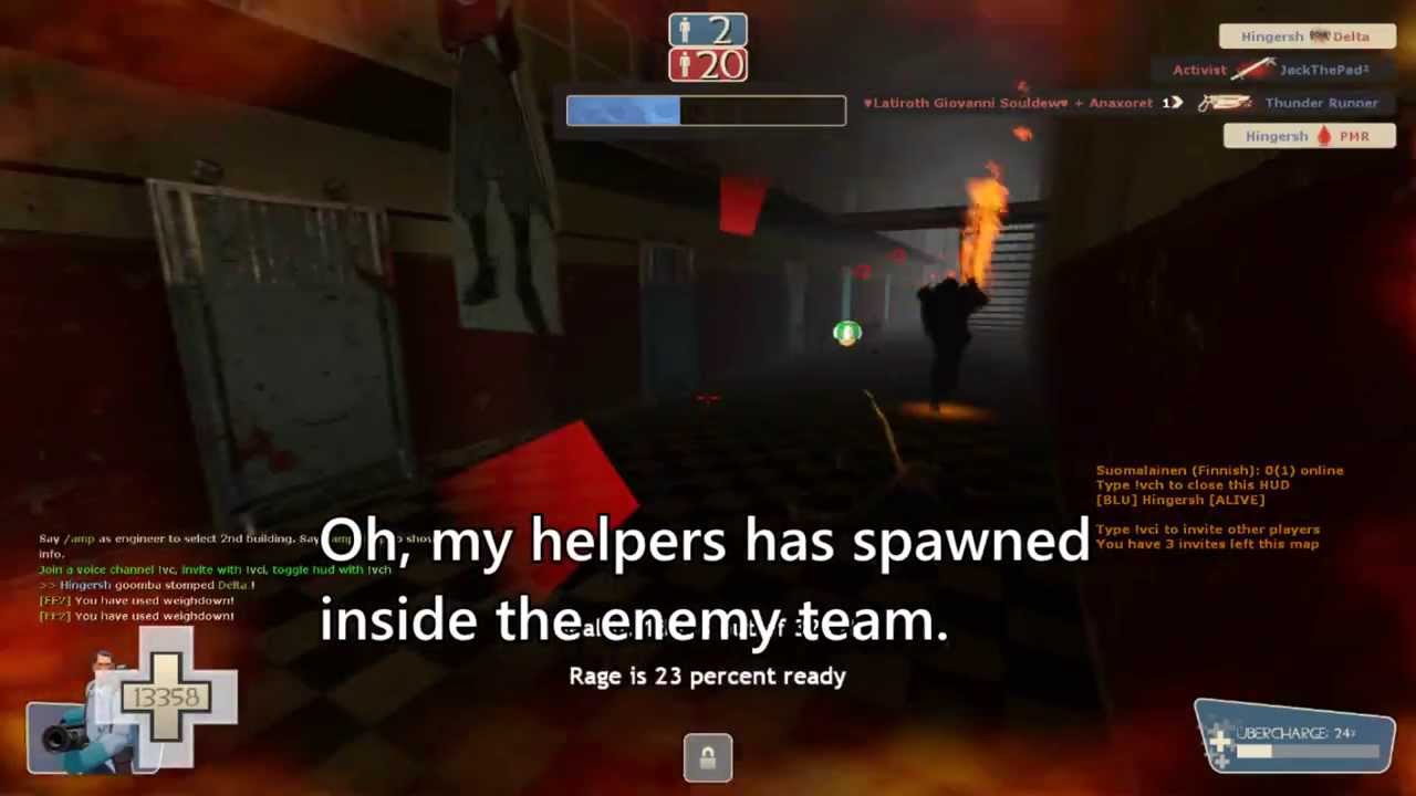 TF2-Freak Fortress: Part3 MeeM, Goofy and Triceratops gameplay