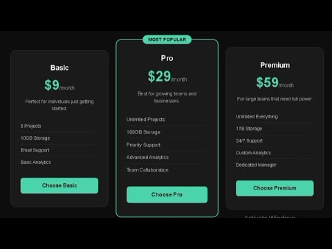 How to Build a Responsive Pricing Card with HTML & CSS