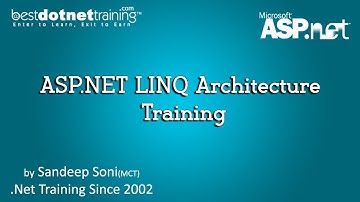 ASP.NET LINQ Architecture Training - BDT - ASP.Net Tutorial