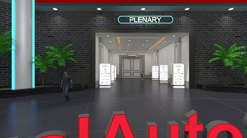 Virtual Event 3D Lobby Walkthrough