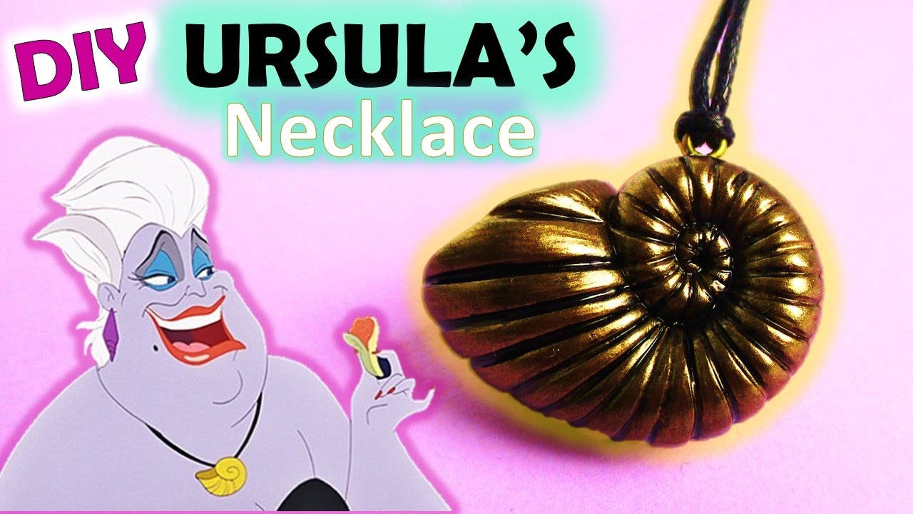 Disney ursula necklace