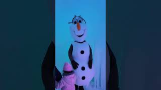 Olaf gives warm hugs!