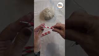 Christmas Ornament Out of Straws
