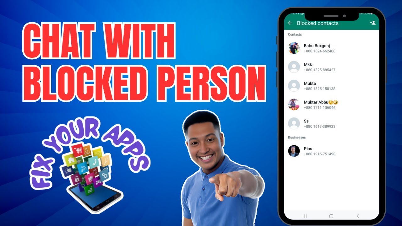 How to Chat with Blocked Person on WhatsApp