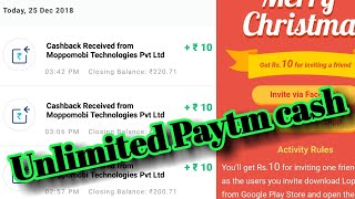 Paytm cash instant earn : per refer earn 10 in Paytm : upto 500 per day : epic techno