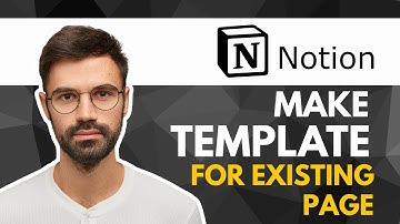 How to Make a Template from an Existing Page in Notion  Notion | Tutorial 2025