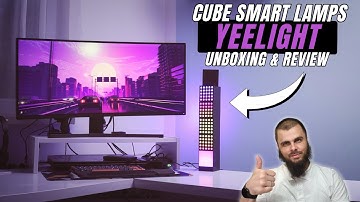 Best RGB Lights for Video I Gaming I PC I Yeelight Cube Smart Lamp Unboxing I Review I App