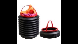 Hike Far into the Wilderness with All-purpose Collapsible Bucket