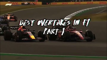 Best overtakes in f1. Part 1