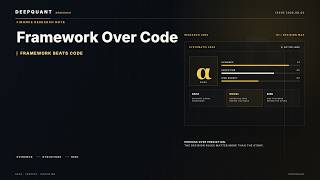 CTA Factor Research: Why Framework Beats Code (Full Framework)