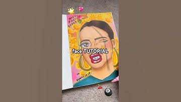 how to draw a face ✨IN MY STYLE✨#tutorial #art #fypviralシ #blowup #shorts #youtube #goviral💗🌟