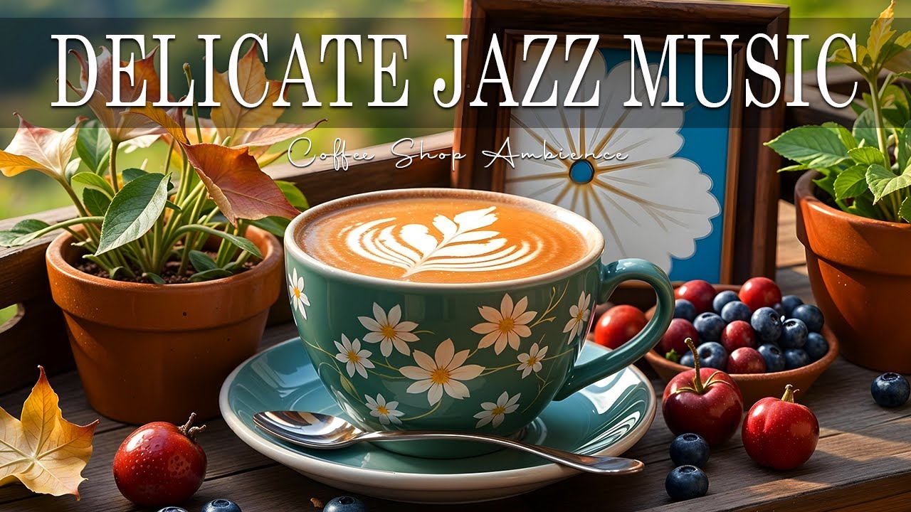 Delicate Jazz Music☕ Instrumental Jazz Music & Elegant Bossa Nova for ...