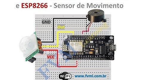 Alarme de Segurança com Sensor PIR e ESP8266 - Sensor de Movimento