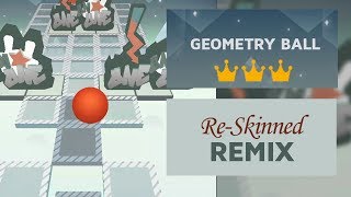 Rolling Sky - Geometry Ball (ReSkinned Version) ft. Remix | SHA