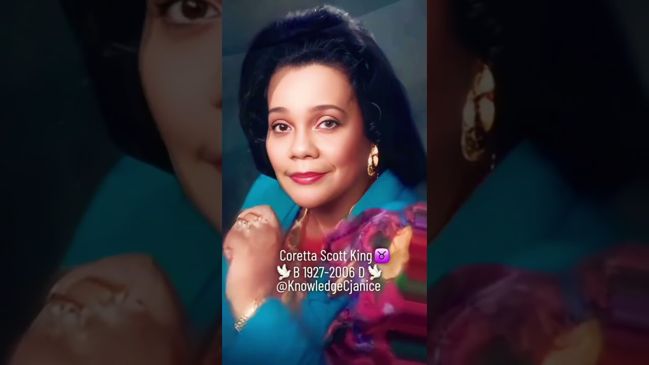 🎙️Famous Deaths... Activist/Author Coretta Scott King 🕊️R.I.P🕊️ Dr. Martin Luther King Jr's Wife