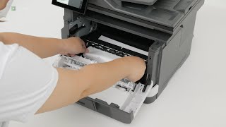 MX432—Paper jam in door A