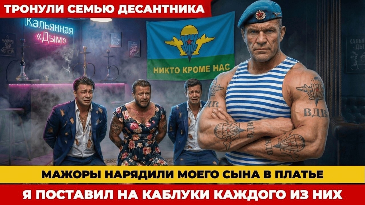 Сын депутата нарядил моего сына в платье. Он не знал что я полковник ВДВ