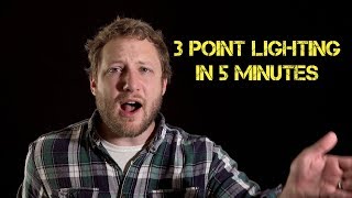 Learn 3 Point Rembrandt Lighting in 5 Minutes
