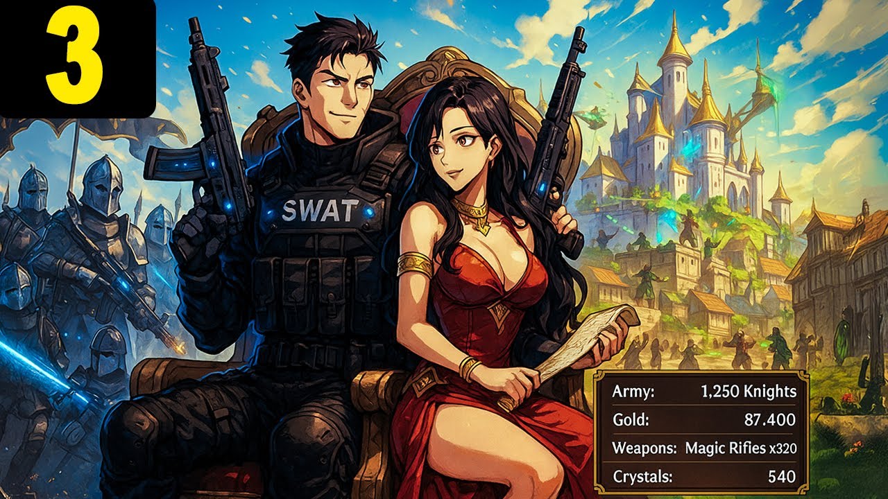(3) SWAT Pro Reborn in Fantasy World With Starving Wife, But I'll Be Warlord with Invincible Empire