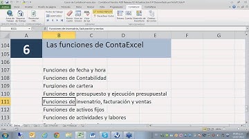 Software contable ContaPyme - ContaExcel Add In - Funciones ContaExcel Add In