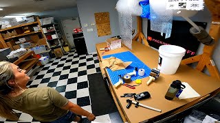 UPS + Fedex authorized shipping center POV | packing up ASMR