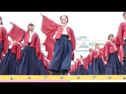 [4K]翔舞志　うらじゃ2017 1日目 下石井公園演舞場(中央)