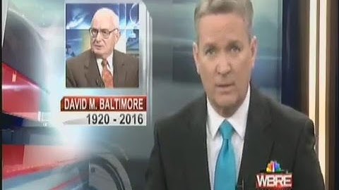 Farewell David Baltimore