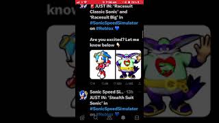 Sonic Speed Simulator News & Leaks! 🎃 on X: BREAKING: 'Santa Sonic' one  of the Holiday Skins is coming to #SonicSpeedSimulator on #Roblox this  Holiday Season! ❄️ What are your thoughts on