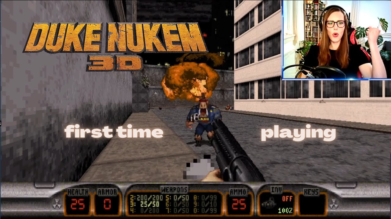 Playing Duke Nukem 3D for the first time  [VOD]