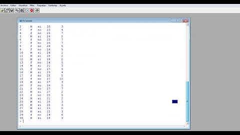 ordenar una base de datos de acuerdo algun criterio