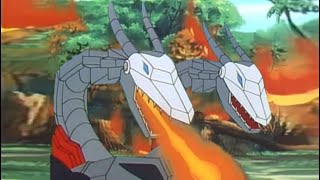Doublecross the Firefighter - Transformers Headmasters Clip