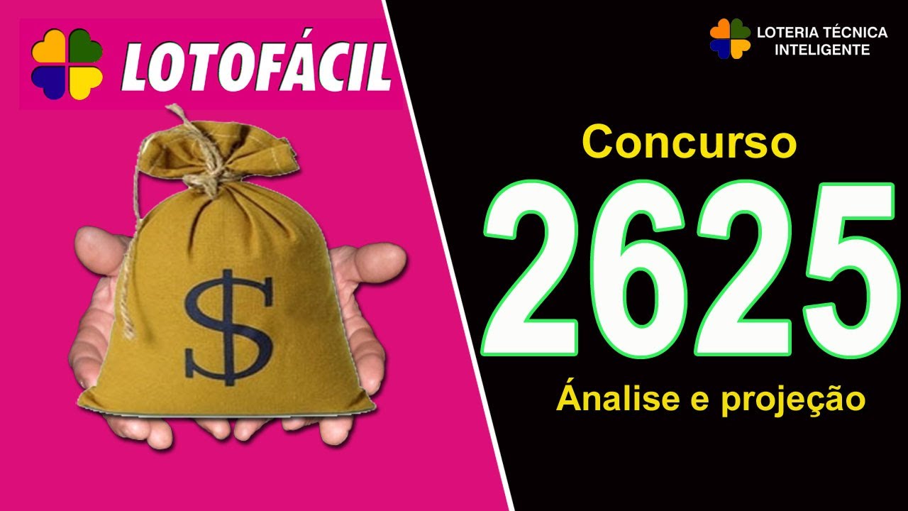 ANÁLISE E PROJEÇÃO PARA O CONCURSO 2625 DA LOTOFÁCIL