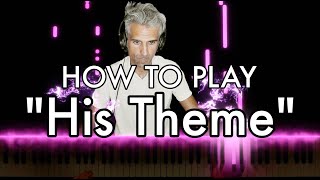 Undertale - His Theme PIANO TUTORIAL (Easy, Medium, and Hard versions)