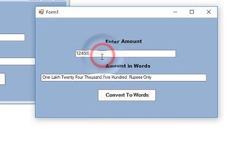 How-to-Convert Number to Words in VB.net