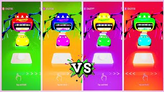 McQueen Red Eater Car 🆚 Who Is Best 🎶 Tiles hop edm Rush Music gameplay 💥 Coffin Dance 💥