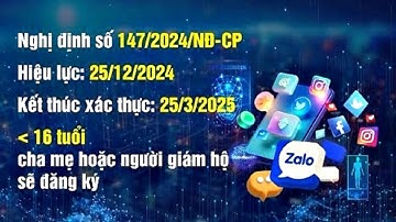 Từ ngày 25/12, tài khoản mạng xã hội phải xác thực số điện thoại hoặc định danh cá nhân mới đăng.