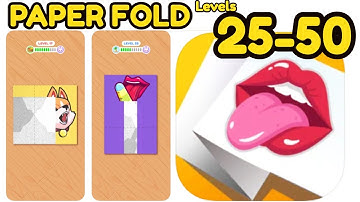 Paper Fol‪d‬ Game All Levels 26 - 50 Fold to Unfold Gameplay Walkthrough | (IOS - Android)