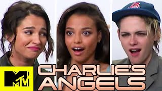 Charlie’s Angels Kristen Stewart, Naomi Scott & Ella Balinska Talk Twilight Love | MTV Movies