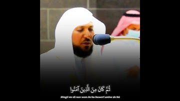 تلاوة تحبيرية من اواخر سورة البلد لفضيلة الشيخ د.ماهر المعيقلي