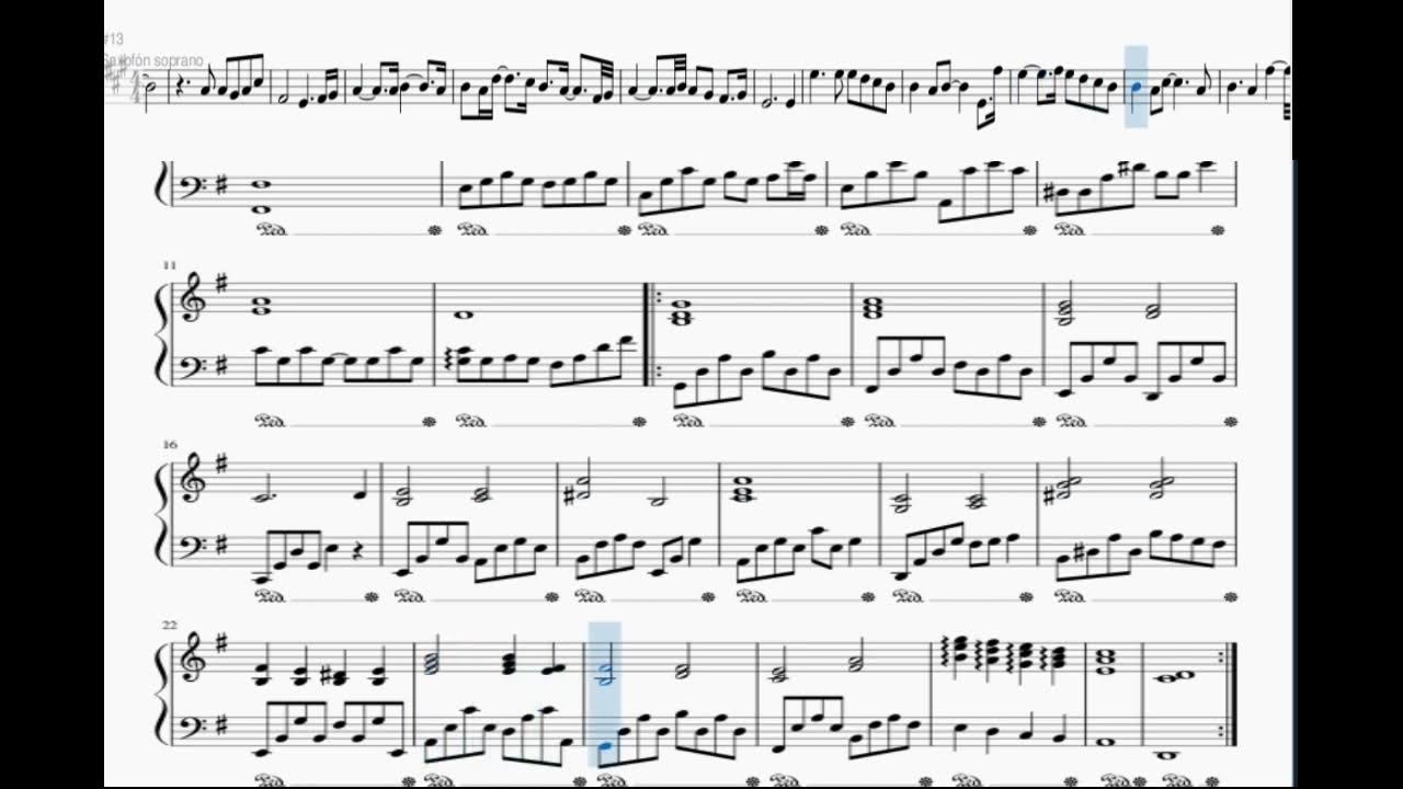 Innocence Kenny G Partitura Piano y Saxo Soprano YouTube